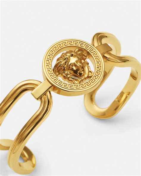 cuban versace bracelet|Medusa '95 Cuff Bracelet Gold .